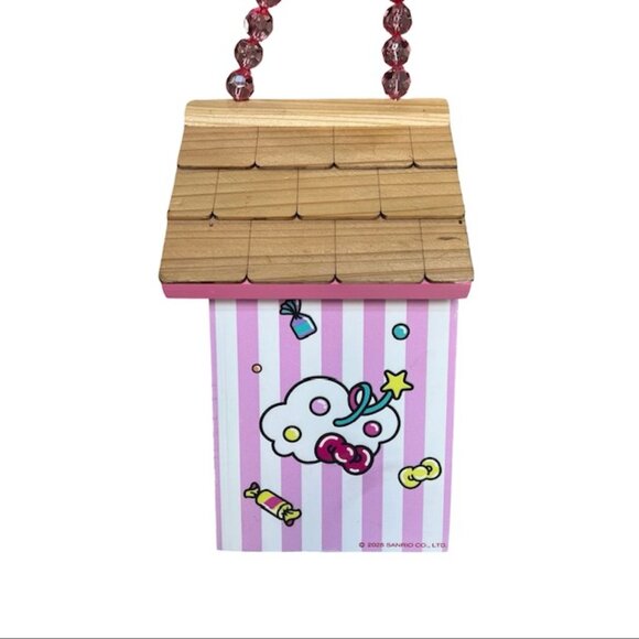 Hello Kitty Wooden Birdhouse - Viral Tiktok - 9-1/4" Tall - Picture 5 of 11